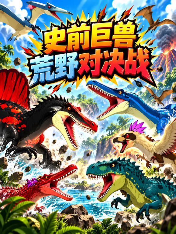 史前巨兽荒野对决战封面-免费剧场