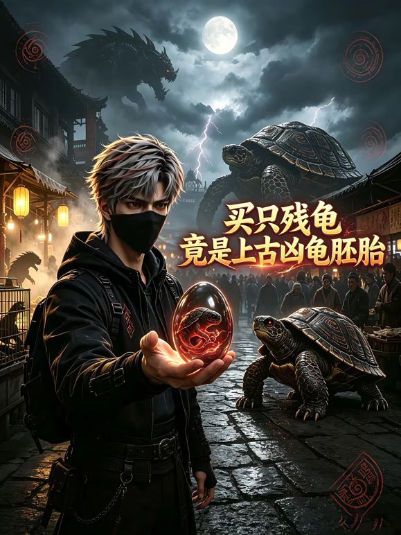 买只残龟，竟是上古凶龟胚胎封面-免费剧场